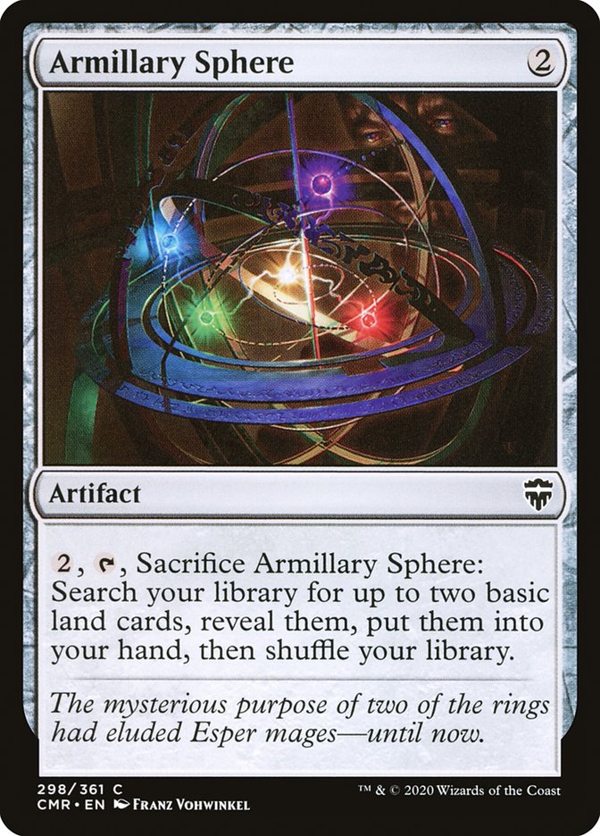 MTG Card Title: Armillary Sphere CMR/298