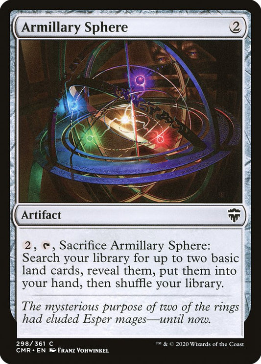 MTG Card Title: Armillary Sphere CMR/298