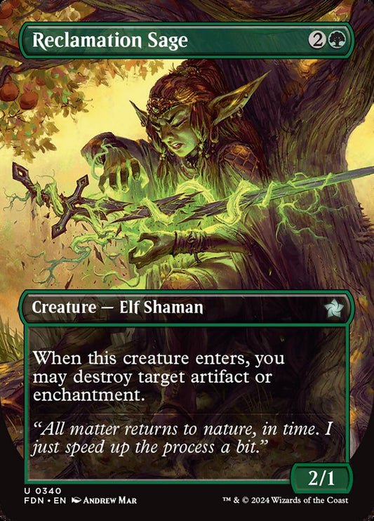 MTG Card Title: Reclamation Sage FDN/340