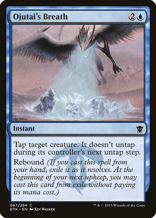MTG Card Title: Ojutai's Breath DTK/67