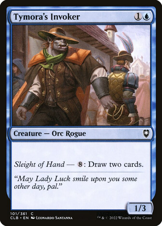 MTG Card Title: Tymora's Invoker CLB/101