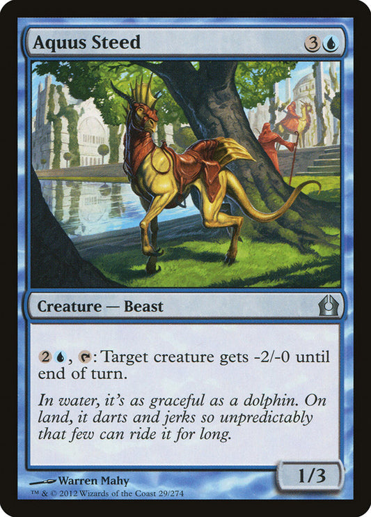 MTG Card Title: Aquus Steed RTR/29