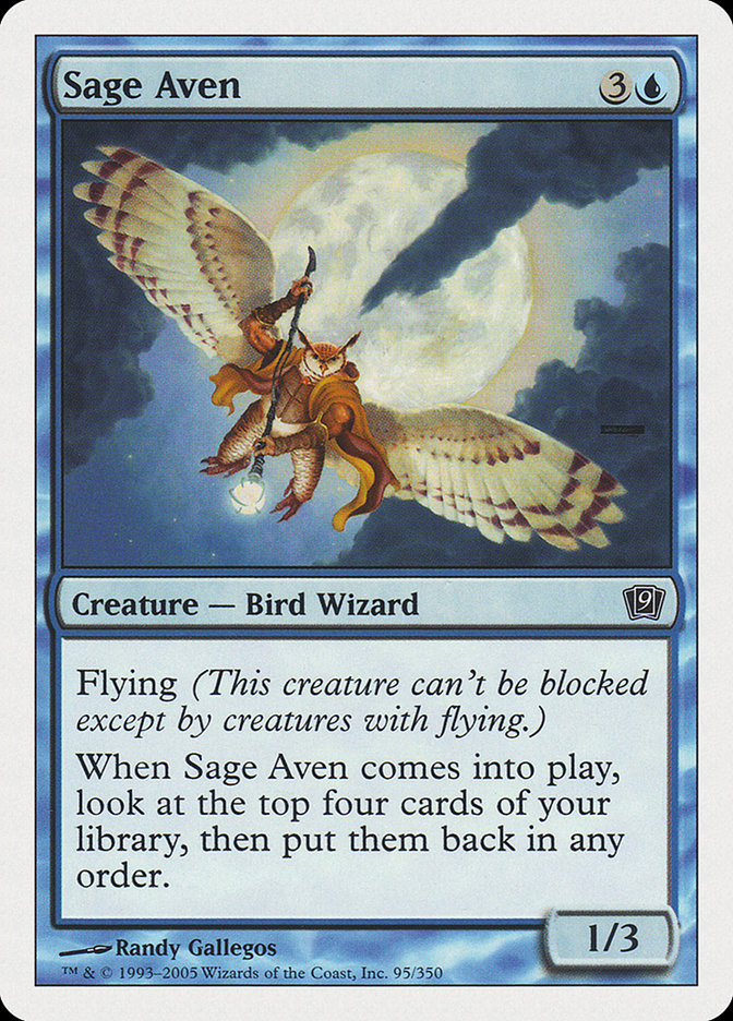 MTG Card Title: Sage Aven 9ED/95