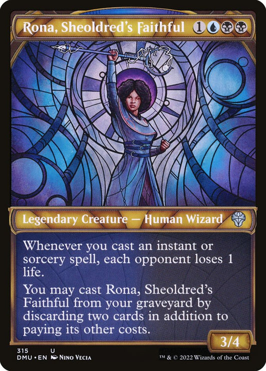 MTG Card Title: Rona, Sheoldred's Faithful DMU/315