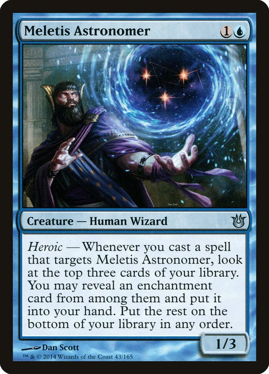 MTG Card Title: Meletis Astronomer BNG/43