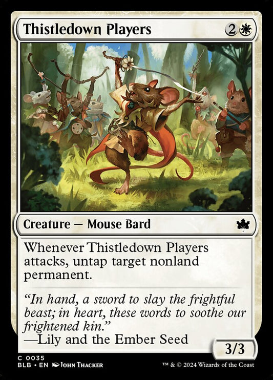 MTG Card Title: Thistledown Players BLB/35