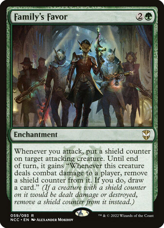 MTG Card Title: Family's Favor NCC/59