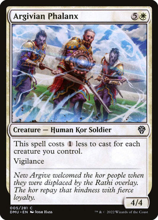 MTG Card Title: Argivian Phalanx DMU/5