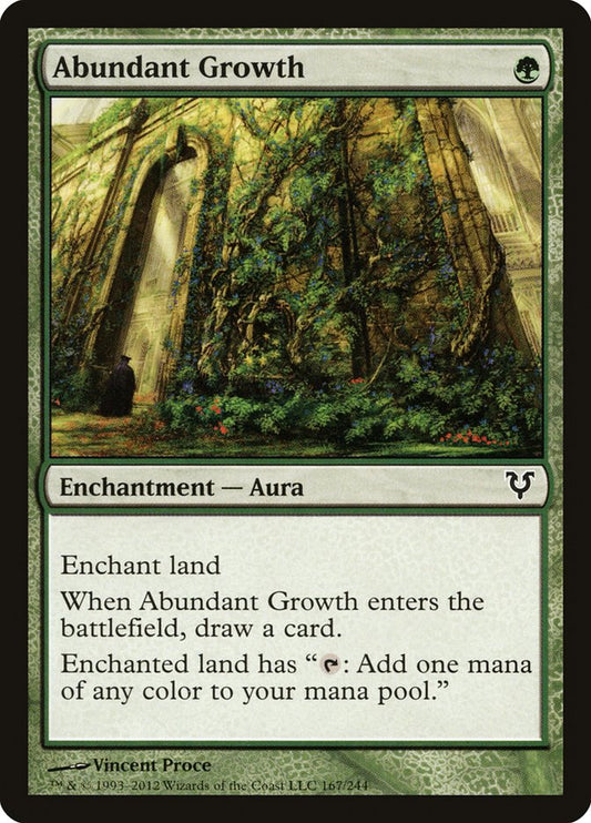 MTG Card Title: Abundant Growth AVR/167