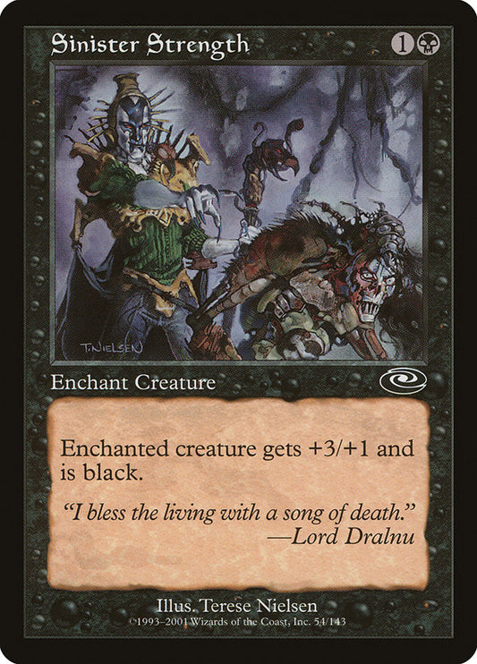 MTG Card Title: Sinister Strength PLS/54