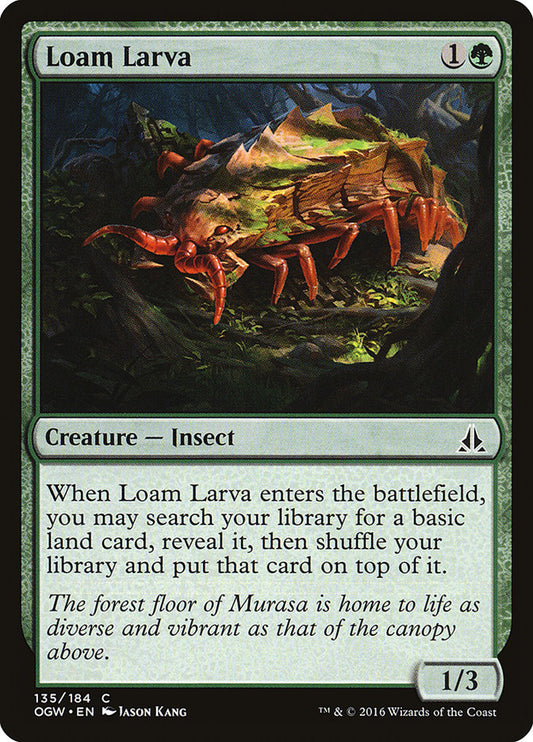 MTG Card Title: Loam Larva OGW/135