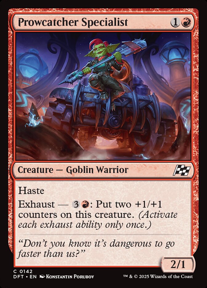 MTG Card Title: Prowcatcher Specialist DFT/142