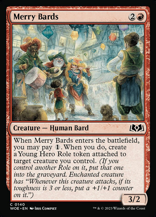 MTG Card Title: Merry Bards WOE/140