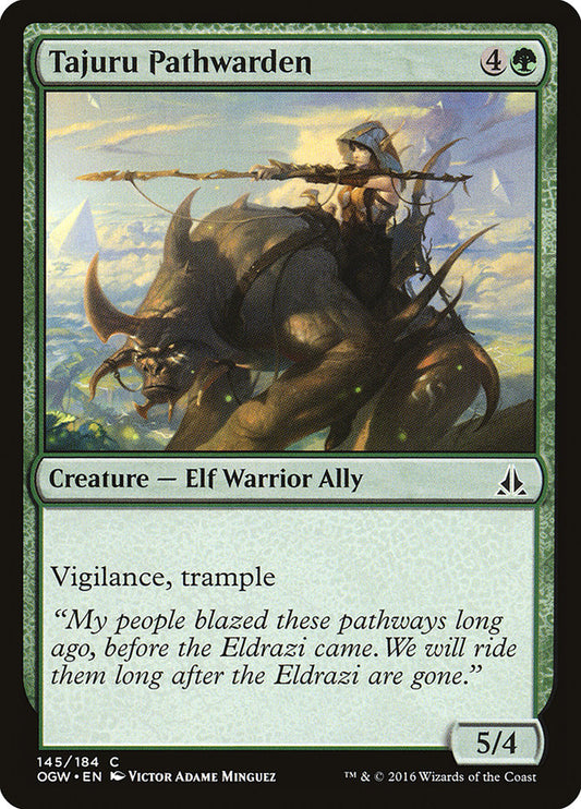 MTG Card Title: Tajuru Pathwarden OGW/145