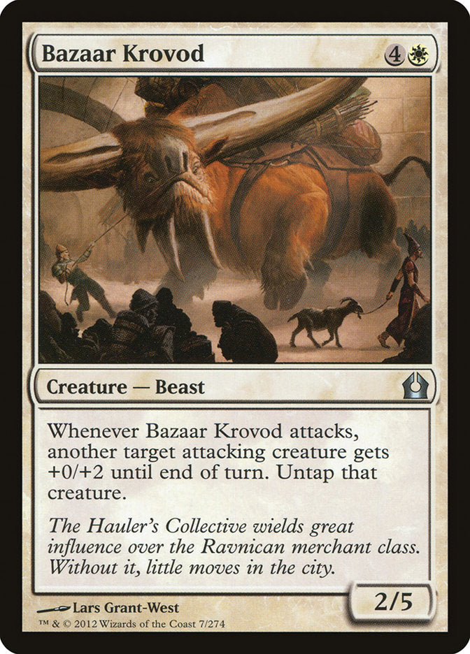 MTG Card Title: Bazaar Krovod RTR/7