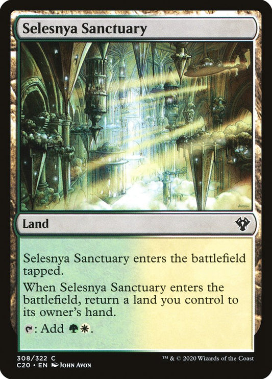 MTG Card Title: Selesnya Sanctuary C20/308