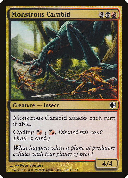 MTG Card Title: Monstrous Carabid ARB/43