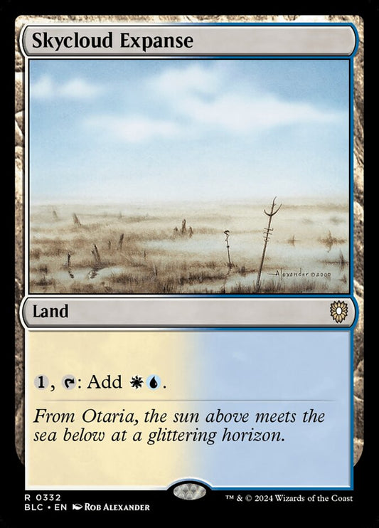 MTG Card Title: Skycloud Expanse BLC/332