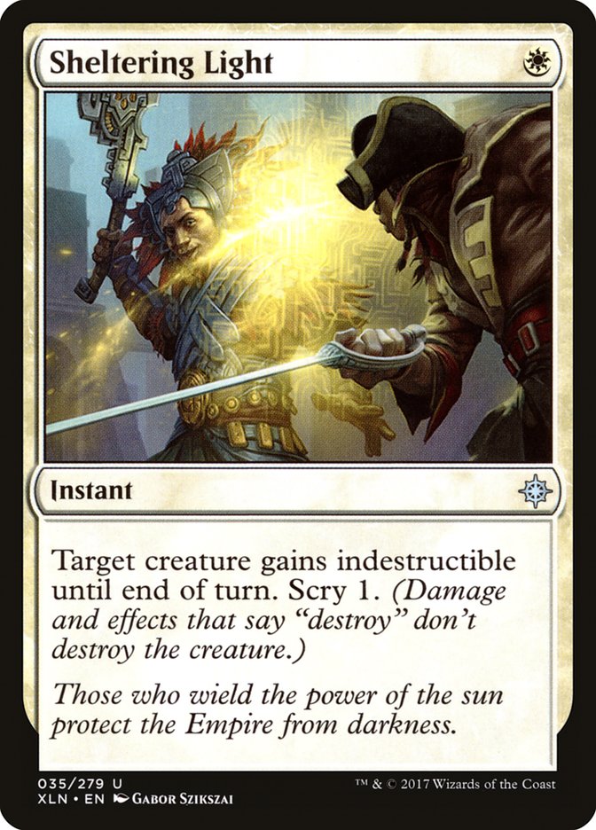MTG Card Title: Sheltering Light XLN/35
