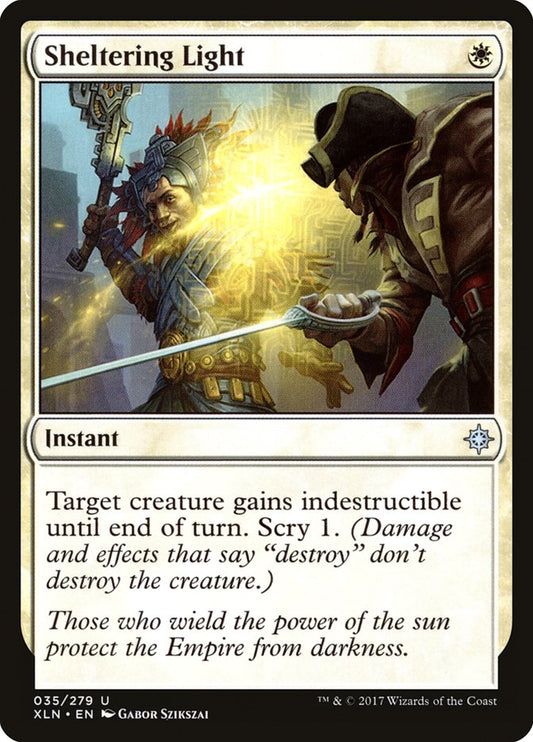 MTG Card Title: Sheltering Light XLN/35