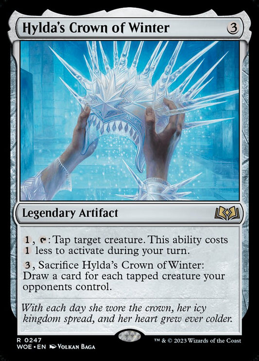 MTG Card Title: Hylda's Crown of Winter WOE/247