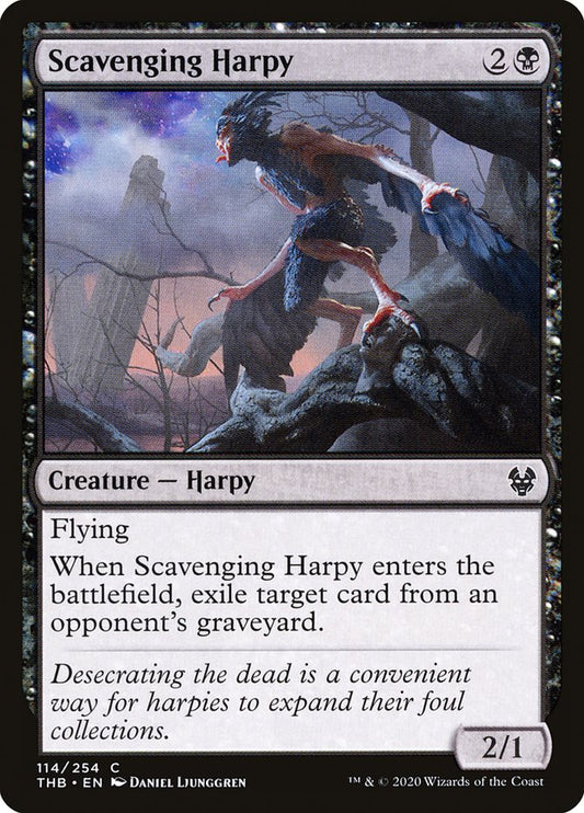 MTG Card Title: Scavenging Harpy THB/114