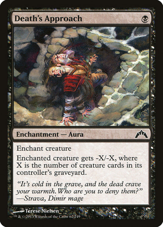 MTG Card Title: Death's Approach GTC/62