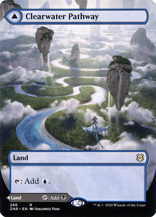 MTG Card Title: Clearwater Pathway // Murkwater Pathway ZNR/286