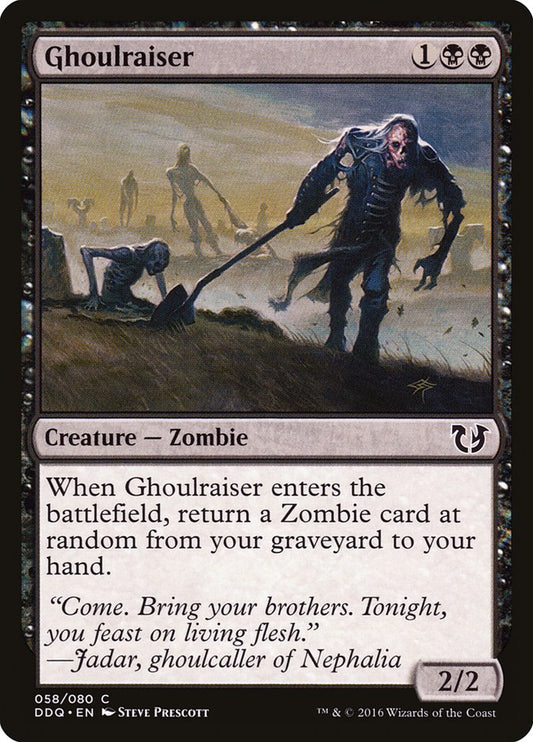 MTG Card Title: Ghoulraiser DDQ/58