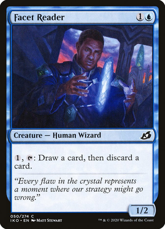 MTG Card Title: Facet Reader IKO/50