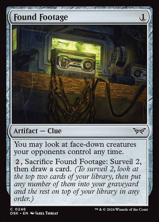 MTG Card Title: Found Footage DSK/246