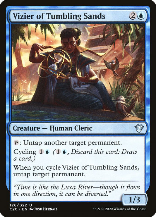 MTG Card Title: Vizier of Tumbling Sands C20/126