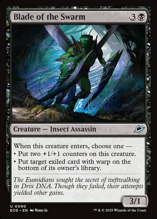 MTG Card Title: Blade of the Swarm EOE/90