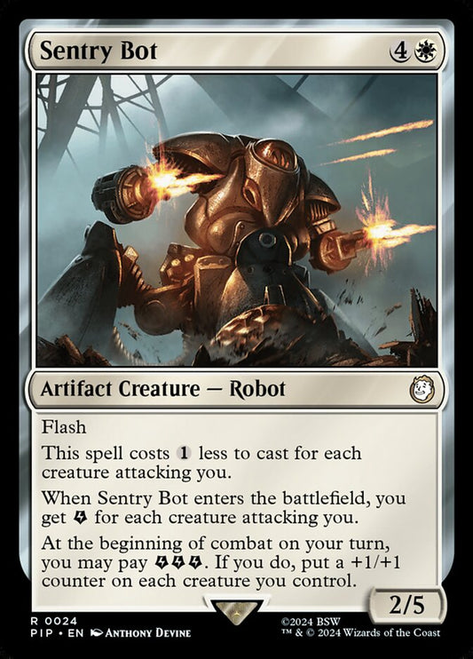 MTG Card Title: Sentry Bot PIP/24