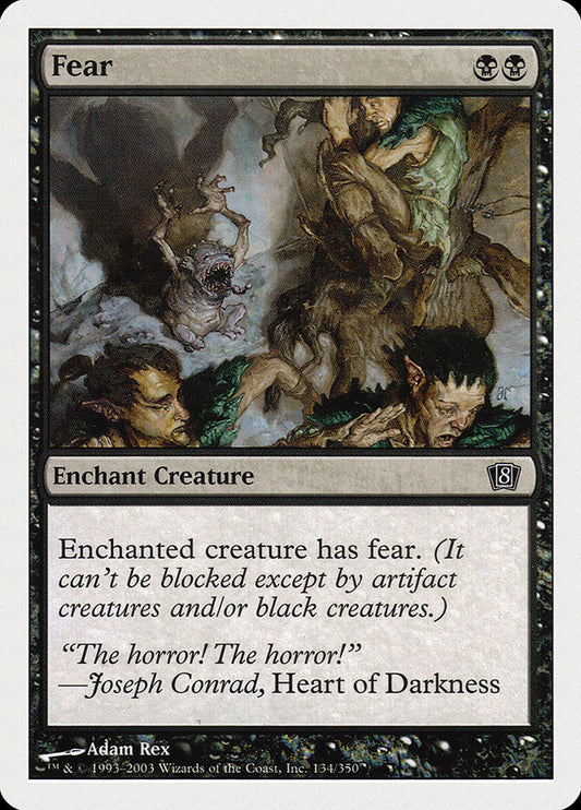 MTG Card Title: Fear 8ED/134