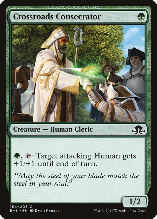 MTG Card Title: Crossroads Consecrator EMN/154