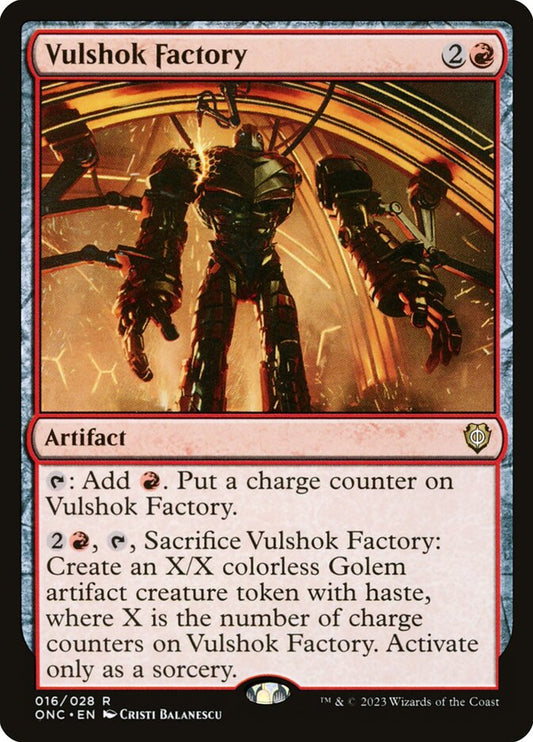 MTG Card Title: Vulshok Factory ONC/16