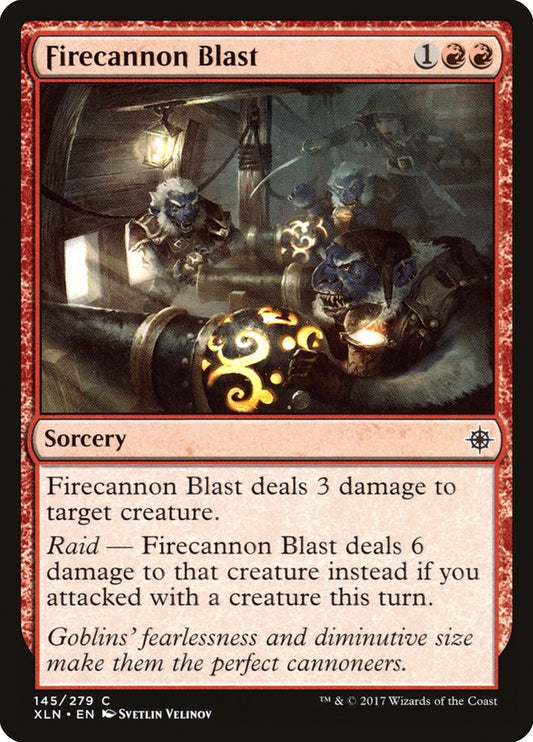 MTG Card Title: Firecannon Blast XLN/145