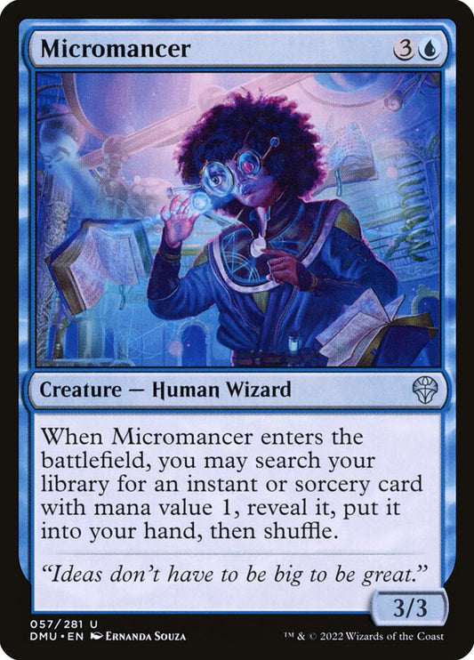 MTG Card Title: Micromancer DMU/57