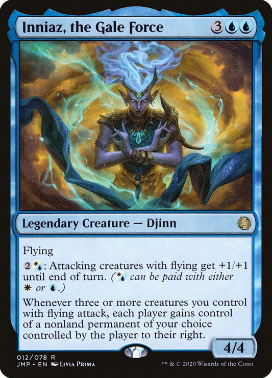 MTG Card Title: Inniaz, the Gale Force JMP/12