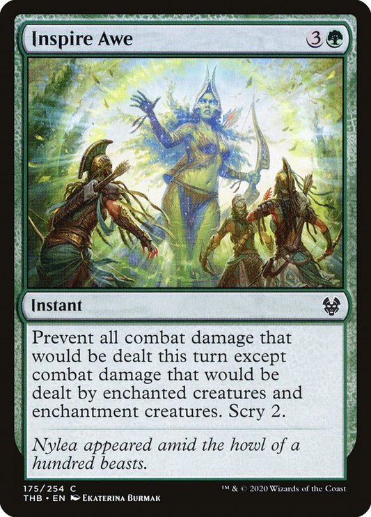 MTG Card Title: Inspire Awe THB/175