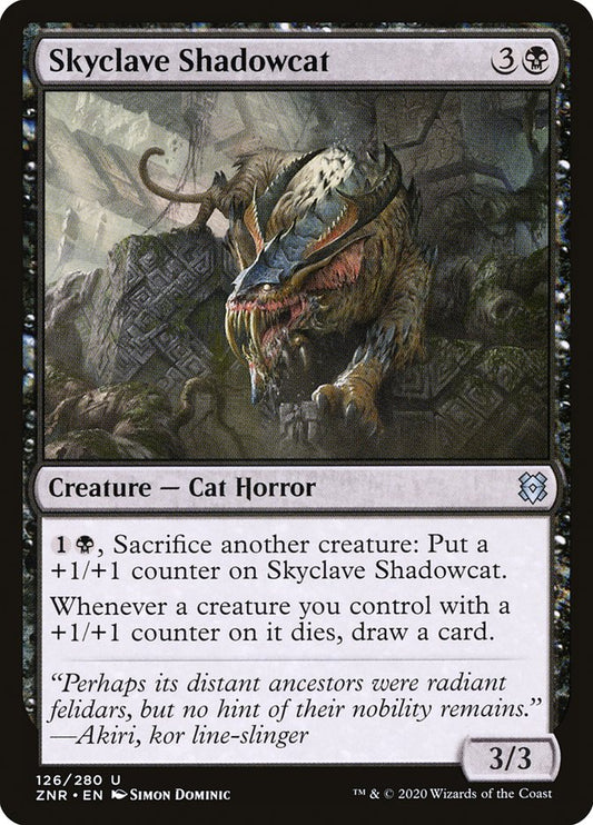 MTG Card Title: Skyclave Shadowcat ZNR/126