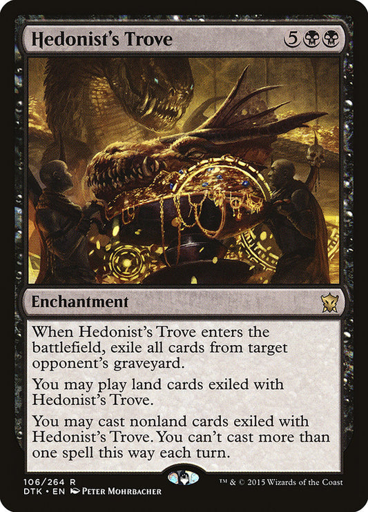 MTG Card Title: Hedonist's Trove DTK/106