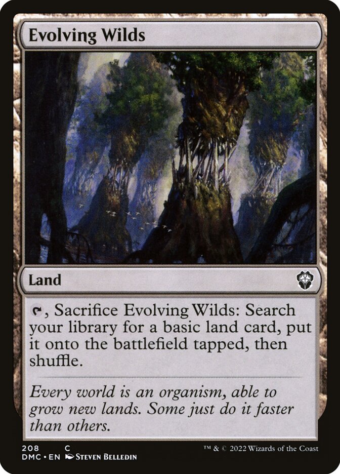 MTG Card Title: Evolving Wilds DMC/208