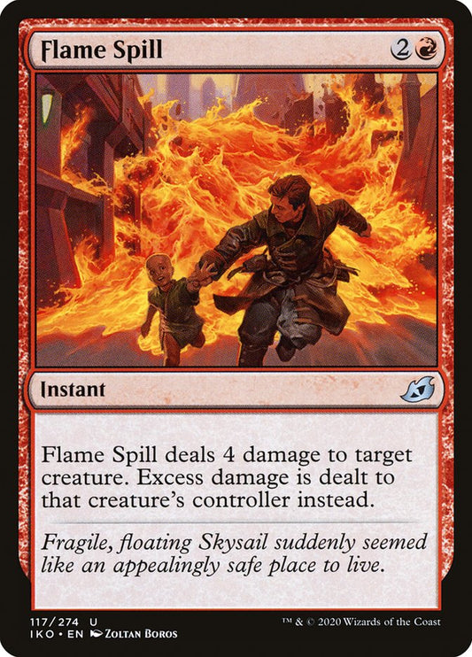 MTG Card Title: Flame Spill IKO/117