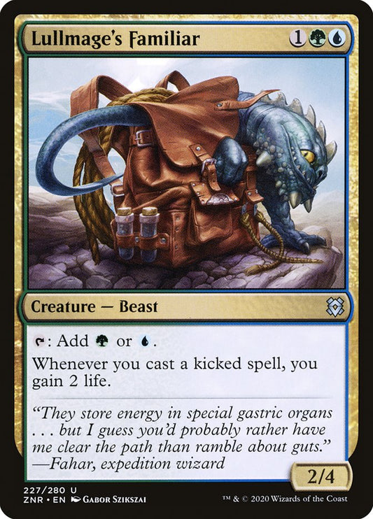 MTG Card Title: Lullmage's Familiar ZNR/227
