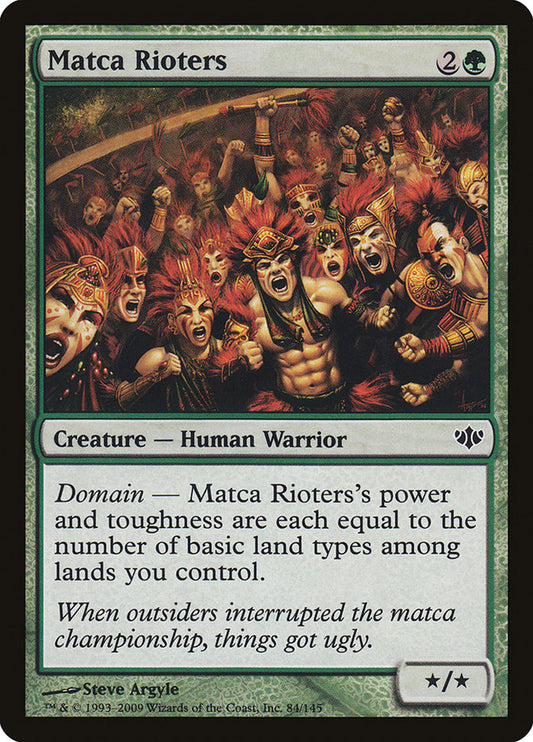 MTG Card Title: Matca Rioters CON/84