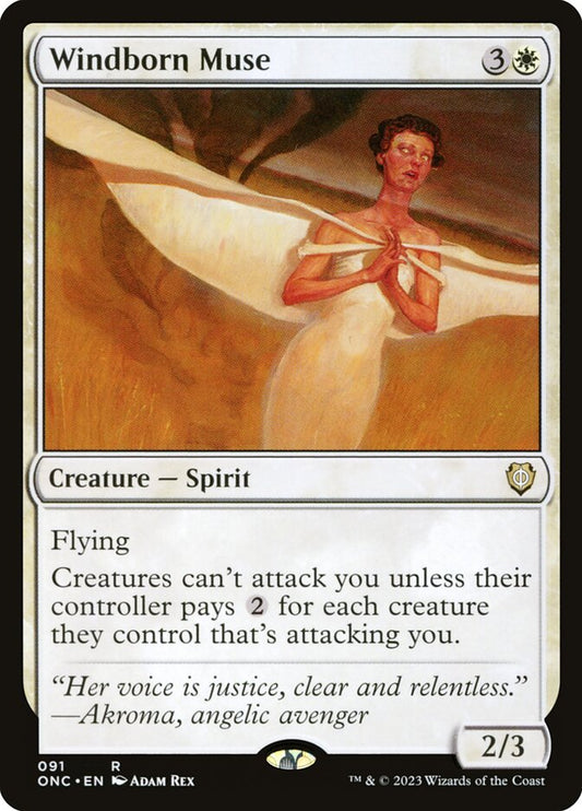 MTG Card Title: Windborn Muse ONC/91