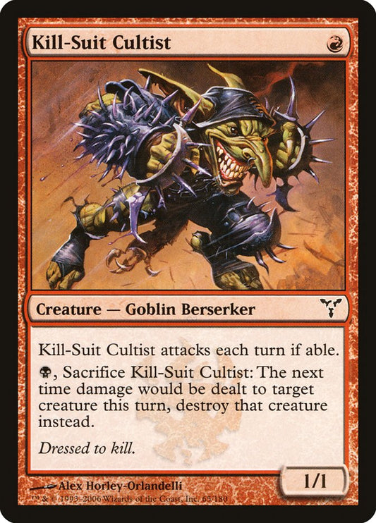 MTG Card Title: Kill-Suit Cultist DIS/65