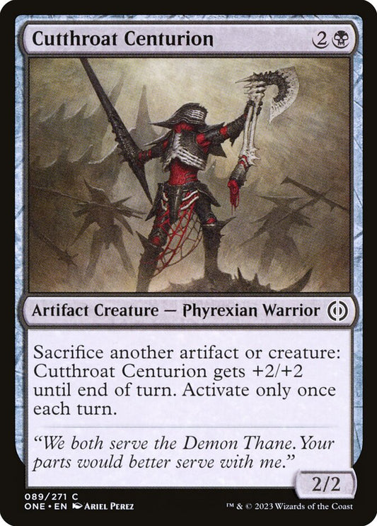 MTG Card Title: Cutthroat Centurion ONE/89